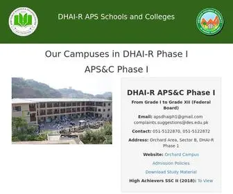 Dhaiaps.com(DHAI-R APS&C) Screenshot