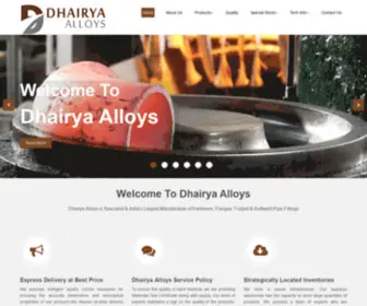 Dhairyalloys.com(Round Bars) Screenshot