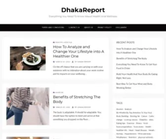 Dhaka-Report.com(Home) Screenshot