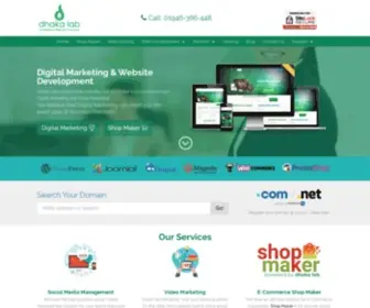 Dhakalab.com(Digital Marketing with Video Marketing) Screenshot