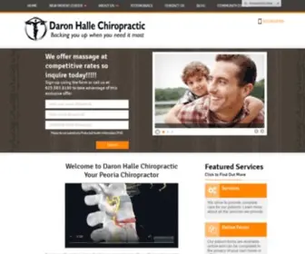 Dhallechiro.com(Daron Halle Chiropractic) Screenshot