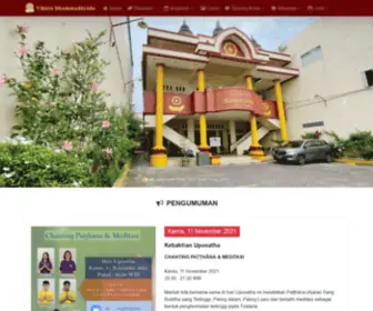 Dhammadayada.org(Vihāra Dhammadāyāda) Screenshot