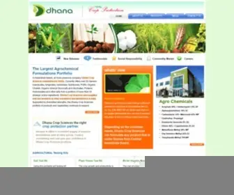 Dhanacrops.com(Dhana Crop Sciences Limited) Screenshot