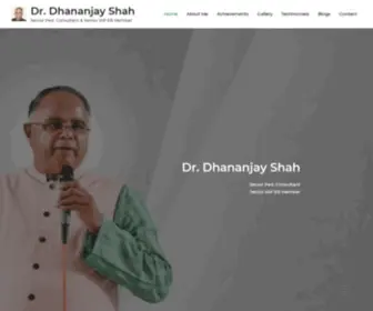 Dhananjayshah.com(Dr Dhananjay Shah) Screenshot