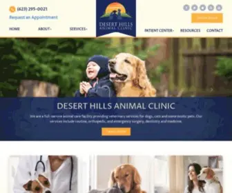 Dhanimalclinic.com(Desert Hills Animal Clinic) Screenshot