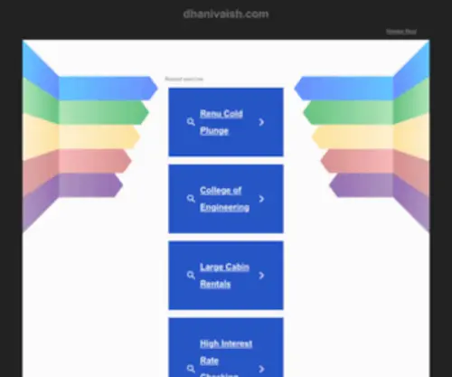 Dhanivaish.com(dhanivaish) Screenshot