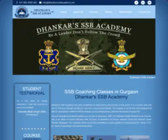 Dhankarsssbacademy.com(Dhankars SSB Academy) Screenshot