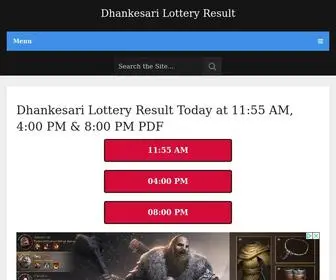 Dhankesariresults.in(Dhankesariresults) Screenshot