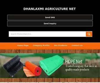 Dhanlaxmiagriculturenet.com(Agriculture Safety Net Manufacturer) Screenshot