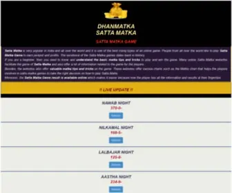 Dhanmatka.com(Dhanmatka) Screenshot