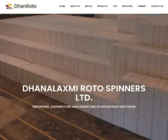 Dhanroto.com(Dhanalaxmi Roto Spinners Ltd) Screenshot