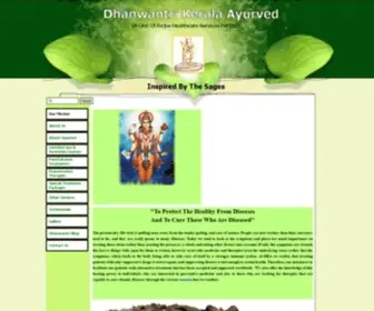 Dhanwantriayurved.in(Dhanwantri Kerala Ayurved) Screenshot