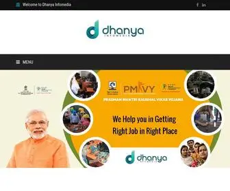 Dhanyainfomedia.com(Dhanya Infomedia) Screenshot