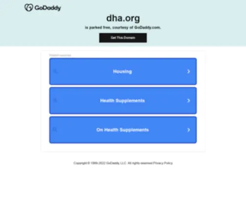 Dha.org(Digestive Health Alliance) Screenshot