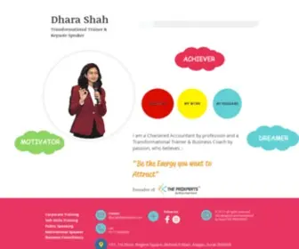 Dhara-Shah.com(Dhara Shah) Screenshot