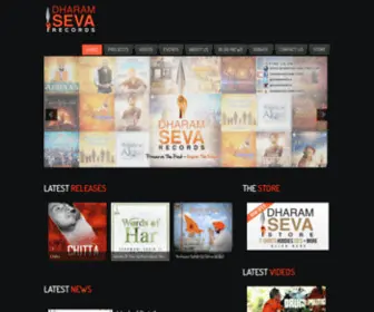 Dharamsevarecords.com(Dharam Seva Records) Screenshot