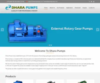 Dharapumps.com(Dhara Pump) Screenshot