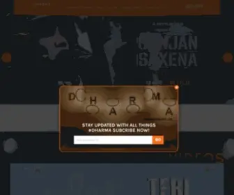 Dharma-Production.com(Dharma Productions) Screenshot