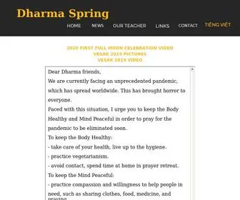 Dharma-Spring.net(Chùa Pháp Nguyên) Screenshot