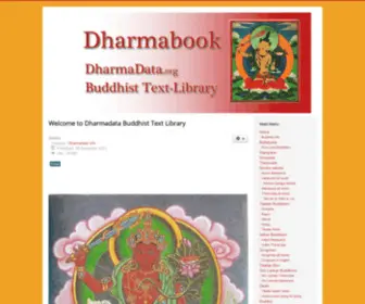 Dharmadata.org(Multilingual Buddhist text library of all traditions) Screenshot