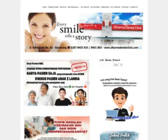 Dharmadentalclinic.com(Dharma Dental Clinic) Screenshot