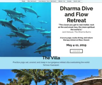 Dharmadiveandflow.com(Home) Screenshot