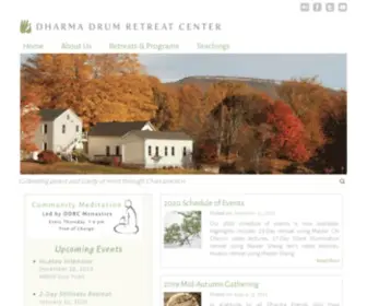 Dharmadrumretreat.org(Dharma Drum Retreat Center) Screenshot