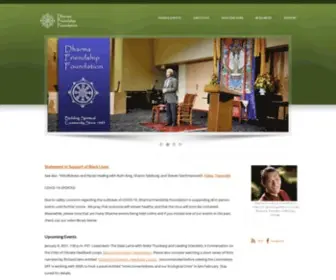 Dharmafriendship.org(Dharma Friendship Foundation) Screenshot