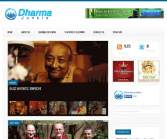 Dharmajunkie.com(Dharma Junkie) Screenshot