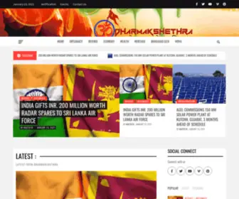 Dharmakshethra.com(India Unabridged Home) Screenshot