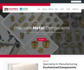 Dharmametalex.com(Dharma Metalex) Screenshot