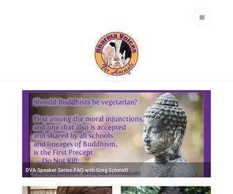 Dharmavoicesforanimals.org(Dharma Voices for Animals is the only international Buddhist Animal Rights and Animal Advocacy organization in the world) Screenshot