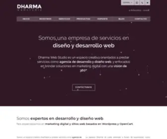 Dharmawebstudio.com(DISEÑO WEB) Screenshot