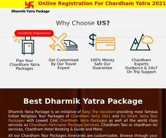 Dharmikyatrapackage.com(Dharmik Yatra Package) Screenshot