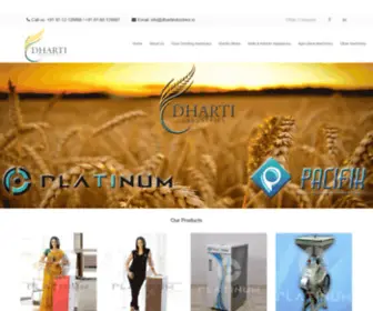 Dhartiindustries.in(Dharti Industries) Screenshot