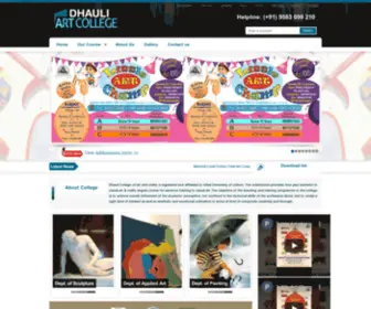 Dhauliartcollege.org(dhauliartcollege) Screenshot