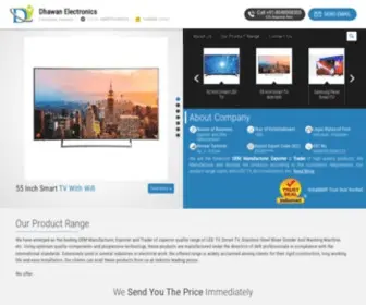 Dhawangroup.in(Dhawan Electronics) Screenshot