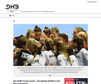 DHB-Trainercenter.de(DHB Trainer Center) Screenshot