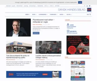 DHblad.dk(Nyheder om dagligvarebranchen) Screenshot