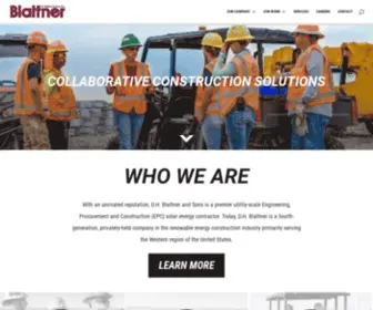 DHblattner.com(Blattner & Sons) Screenshot