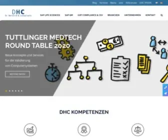 DHC-Consulting.com(Beratungshaus DHC Dr) Screenshot