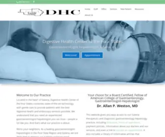 DHC4States.com(Digestive Health Center of the Four States) Screenshot