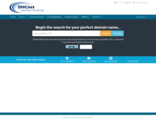 DHcnet.net(Portal Home) Screenshot