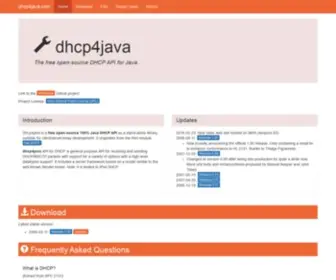 DHCP4Java.com(dhcp4java) Screenshot