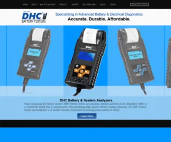 DHctesters.com(DHC Battery Testers) Screenshot
