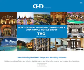 DHdhospitality.com(Website Design Company in Orlando FL also offering Internet Marketing & SEO for Hotels and hospitality industry) Screenshot