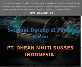 Dhean.co.id(Dhean Multi Sukses Indonesia) Screenshot