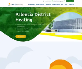 Dhecoenergias.es(DISTRICT HEATING ECO ENEGÍAS) Screenshot