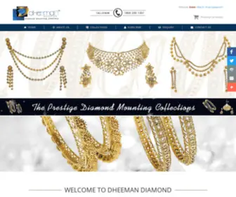 Dheemandiamonds.com(Dheeman Diamonds) Screenshot