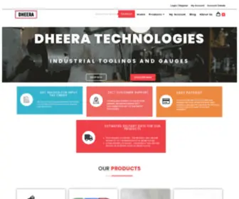 Dheeratechnologies.com(Home) Screenshot